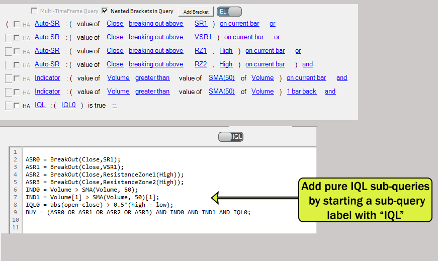 Investar Query Language